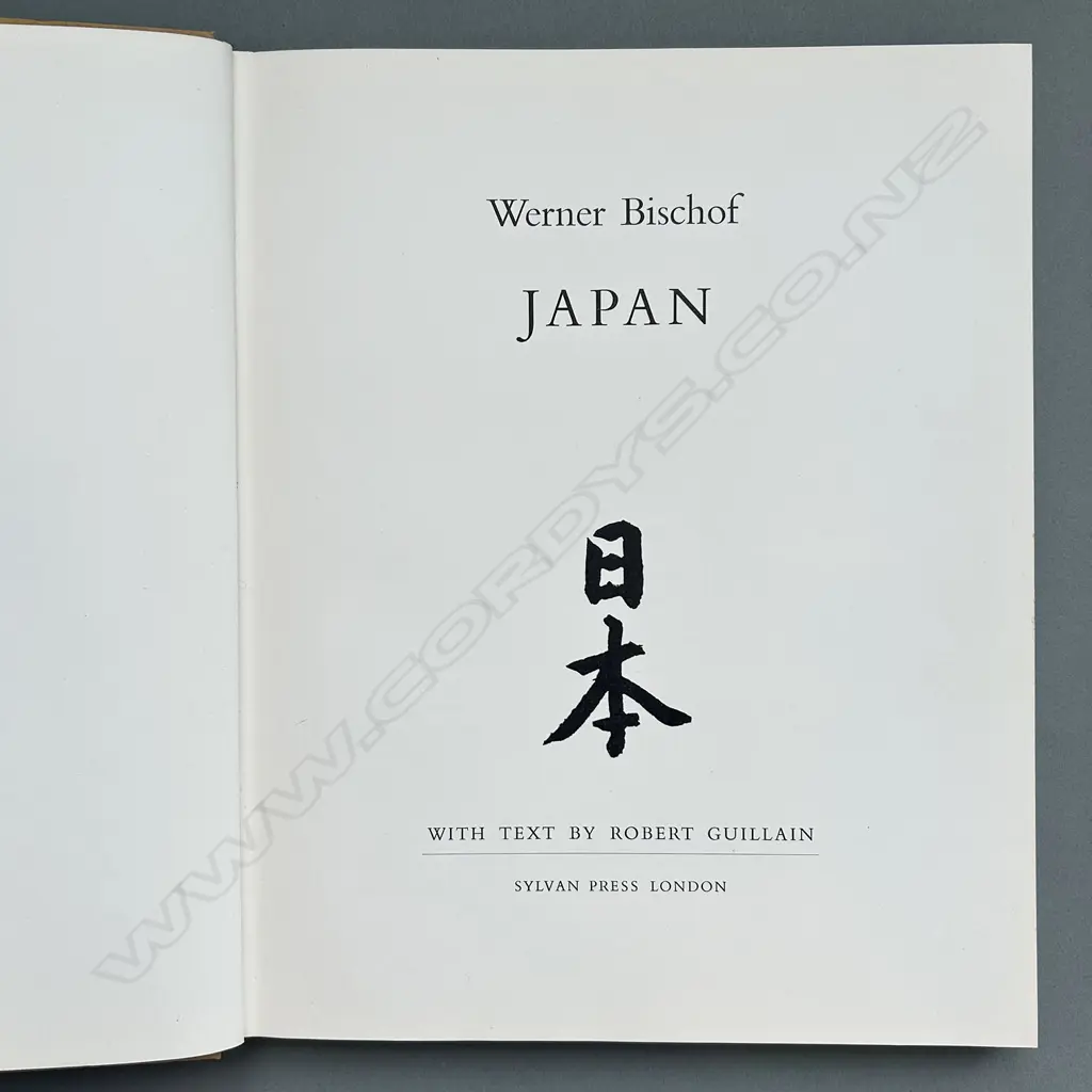 WERNER BISCHOF: JAPAN Image 1++